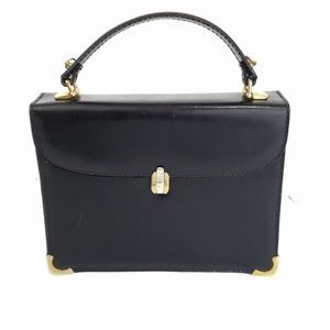 Vintage Leather Handbag F. LLI Mugnai Florence